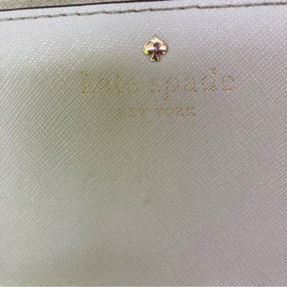 Preowned Kate Spade Madison Saffiano Leather Large Continental Wallet Conch Pink - Picture 4 of 14